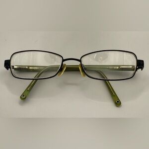 Coach Stylish Black and Green Eyeglasses